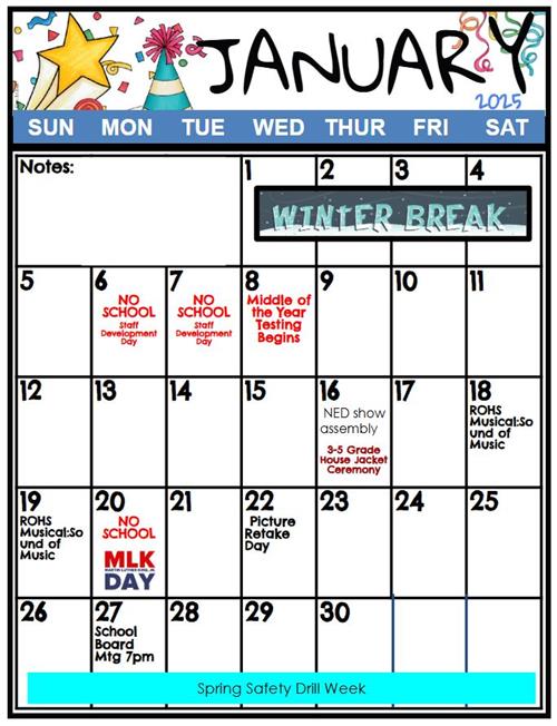 January Newsletter